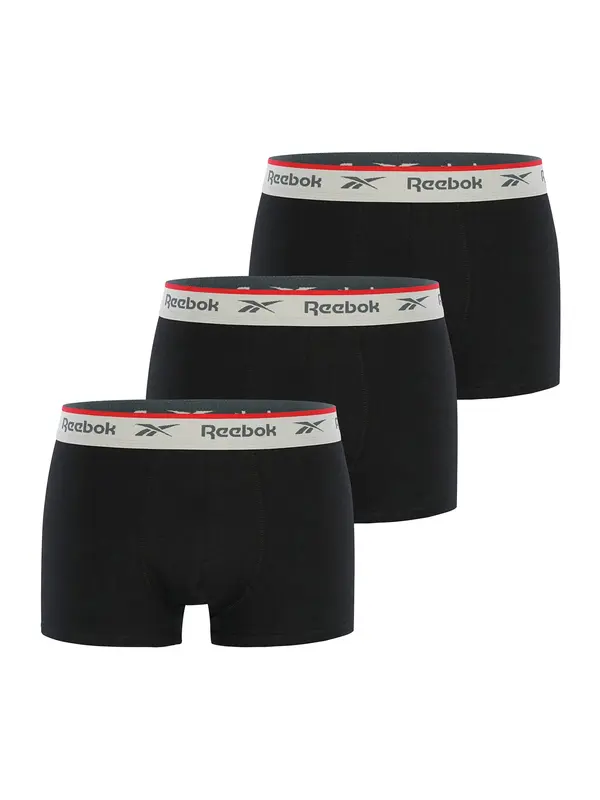 Reebok Reebok Sportske gaće 'Ovett'  bazalt siva / svijetlosiva / crvena / crna