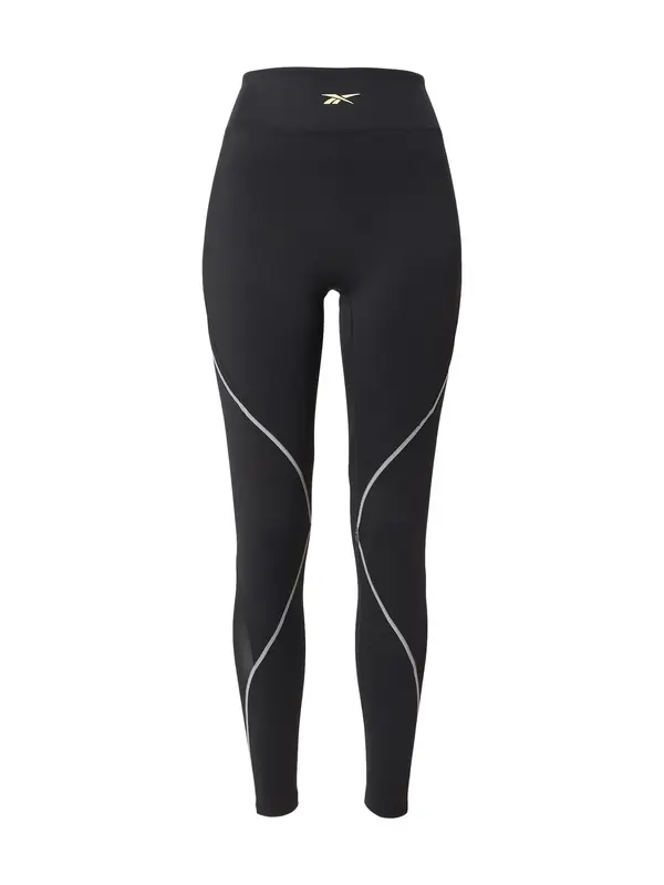 Reebok Reebok Sportske hlače  limeta / crna / bijela