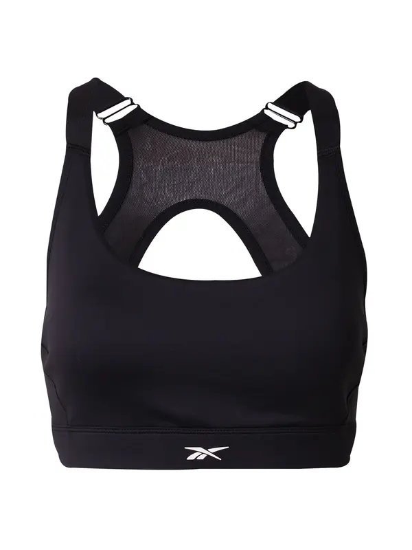 Reebok Reebok Sportski grudnjak 'LUX'  smeđa / tamo siva / crna