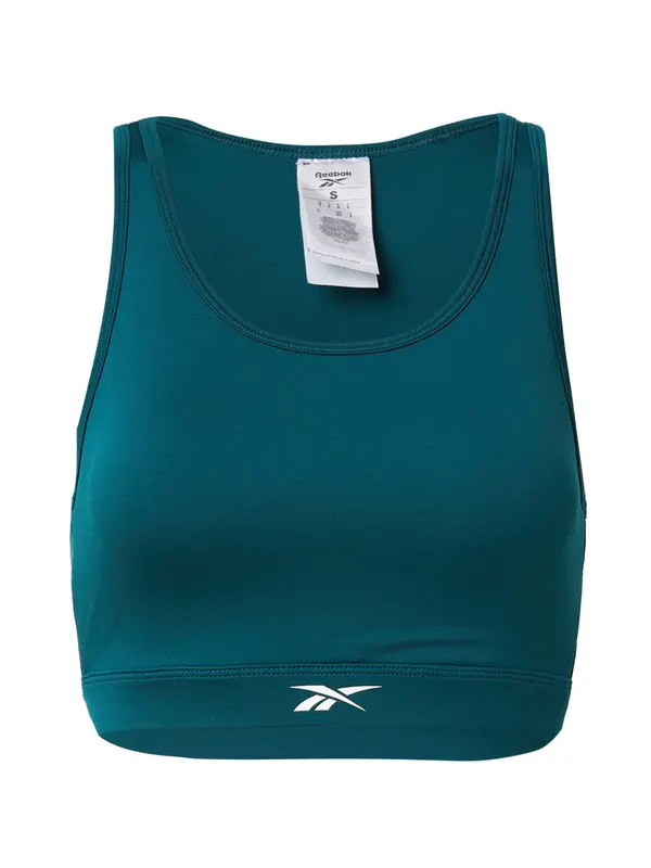 Reebok Reebok Sportski grudnjak 'TULIP CORE'  tamno zelena / bijela