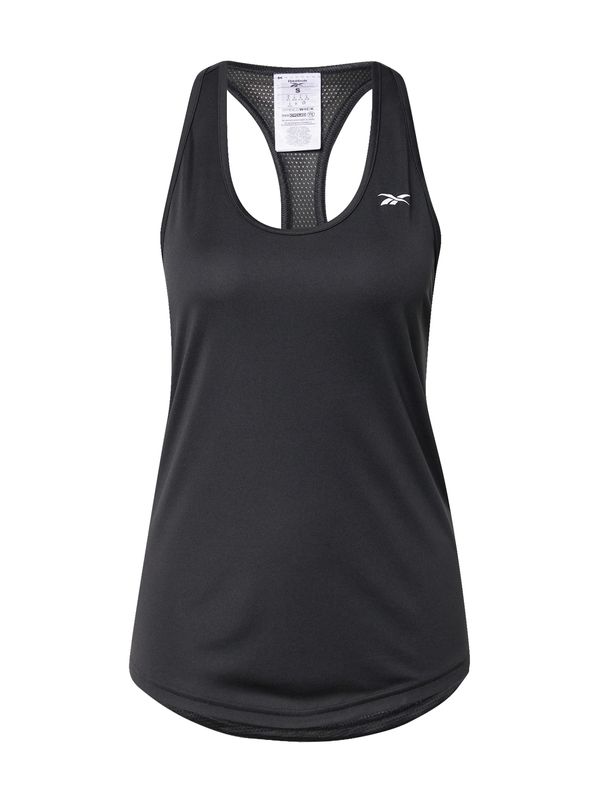 Reebok Reebok Sportski top  crna / bijela
