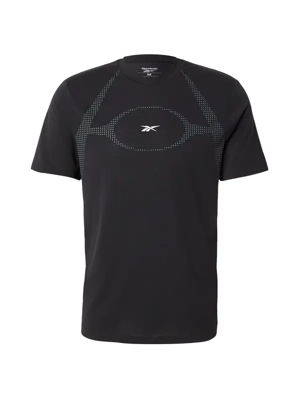 Reebok Reebok Tehnička sportska majica 'ATHLETE FLEX'  siva / crna / bijela