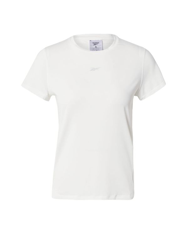 Reebok Reebok Tehnička sportska majica  sivkasto bež / prljavo bijela