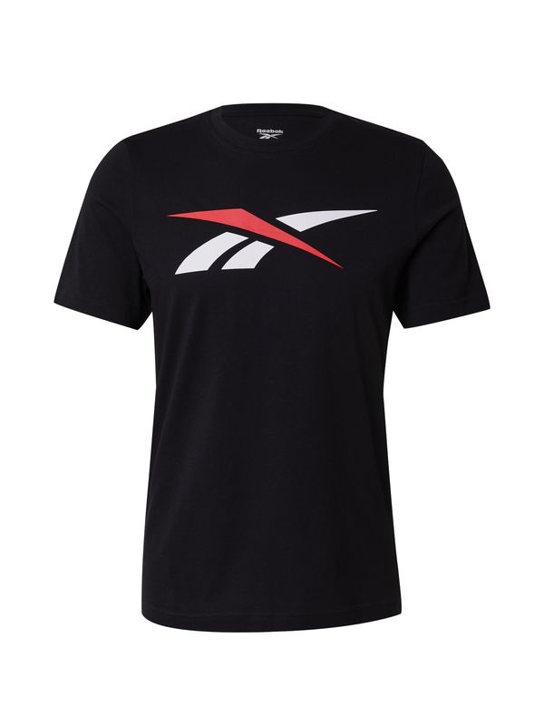 Reebok Reebok Tehnička sportska majica 'VECTOR'  lubenica roza / crna / bijela