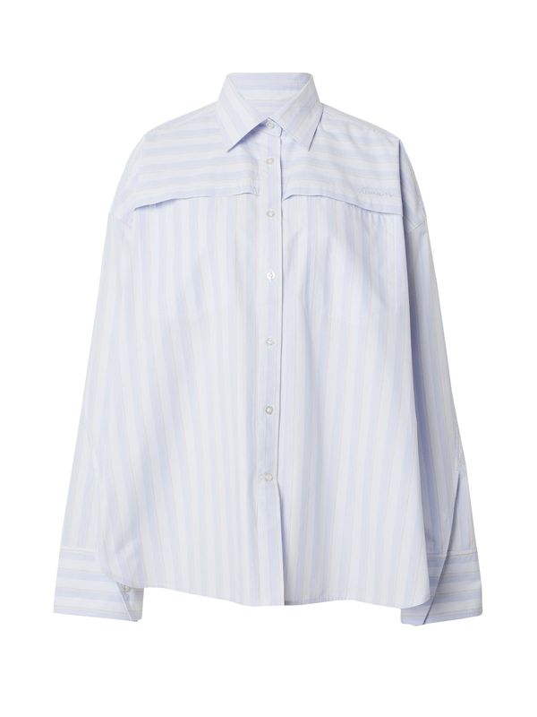 REMAIN REMAIN Bluza  pastelno plava / svijetloplava / crna