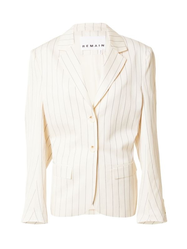 REMAIN REMAIN Sako  crna / prljavo bijela