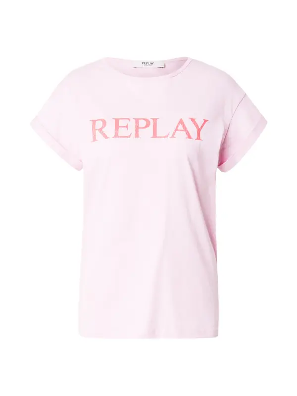 REPLAY REPLAY Majica  rosé / svijetlocrvena