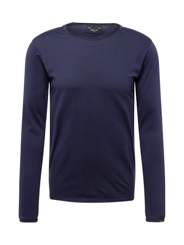 REPLAY REPLAY Majica  tamno plava