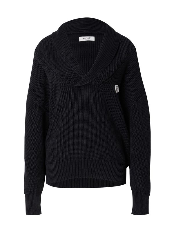 REPLAY REPLAY Pulover  crna