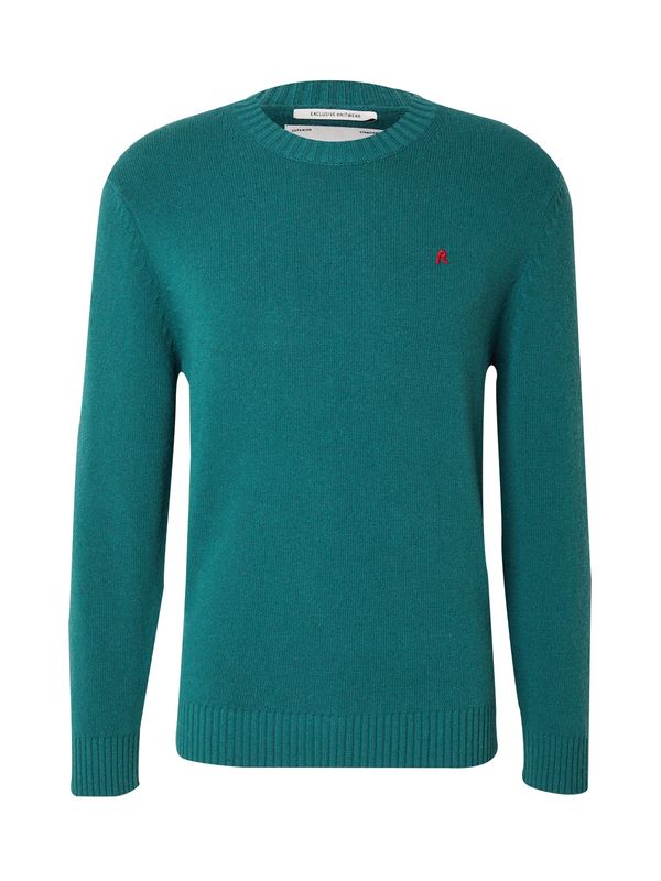 REPLAY REPLAY Pulover  petrol / crvena