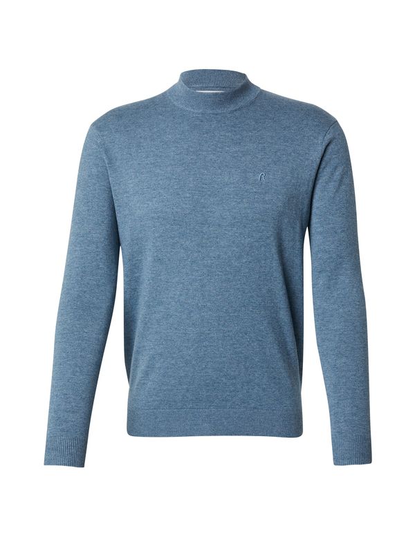 REPLAY REPLAY Pulover  plava melange