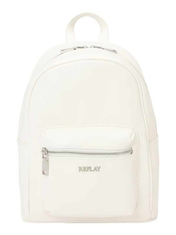 REPLAY REPLAY Ruksak  srebro / bijela