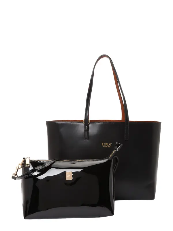 REPLAY REPLAY Shopper torba  crna