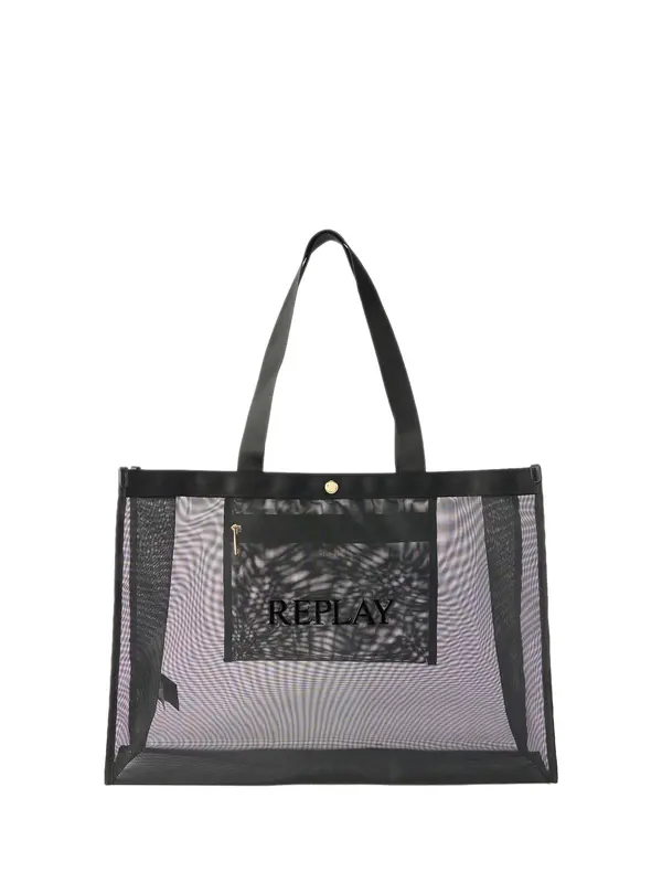 REPLAY REPLAY Shopper torba  crna