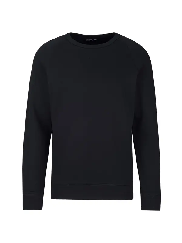 REPLAY REPLAY Sweater majica  crna