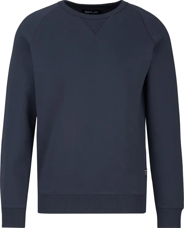 REPLAY REPLAY Sweater majica  mornarsko plava