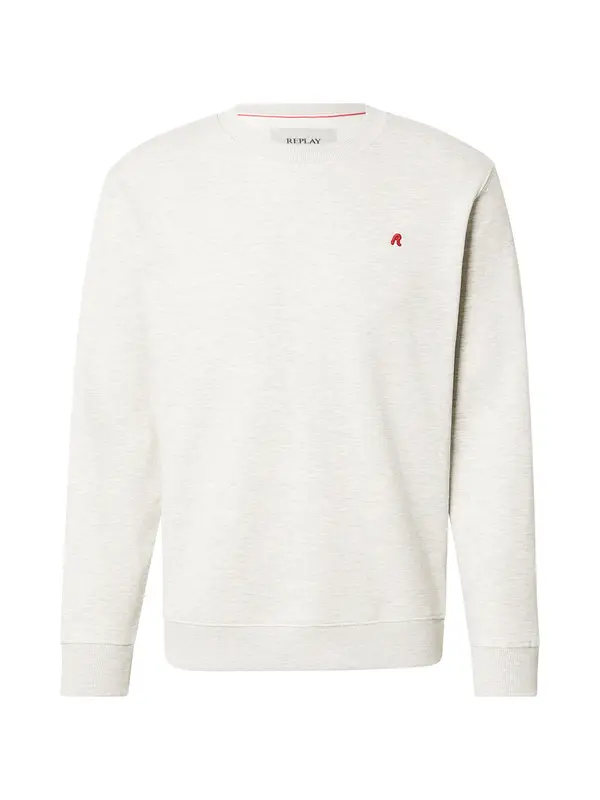REPLAY REPLAY Sweater majica  siva melange