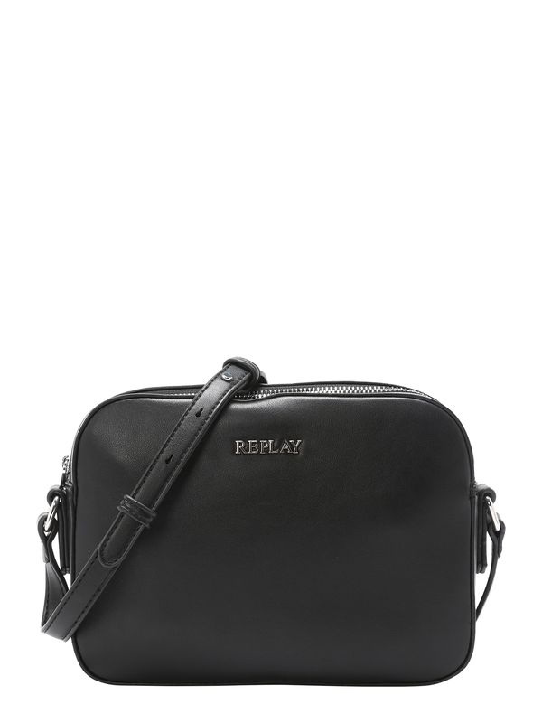 REPLAY REPLAY Torba preko ramena  crna / srebro