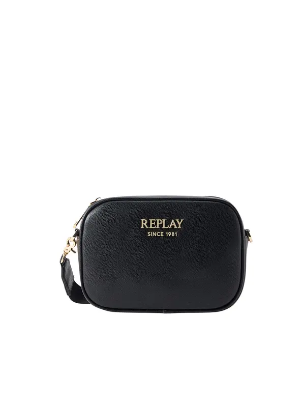 REPLAY REPLAY Torba preko ramena  zlatna / antracit siva / crna