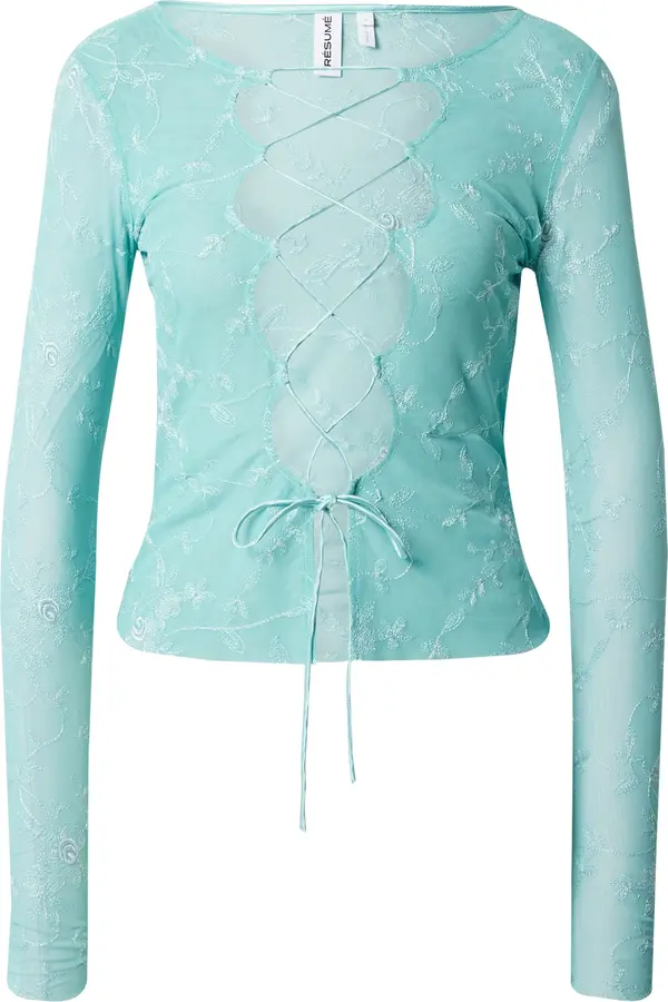 Résumé Résumé Bluza 'Selma'  akvamarin / bijela