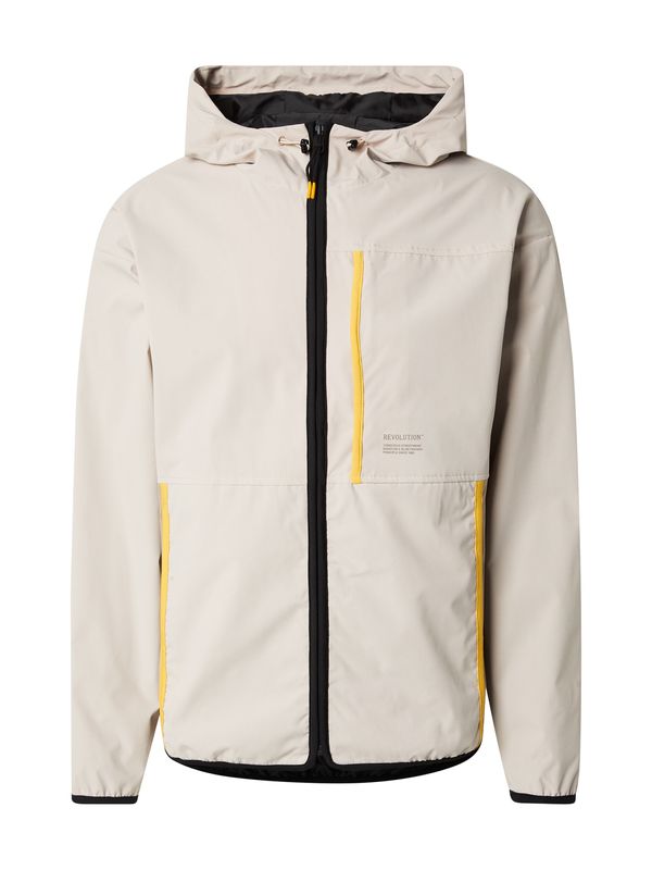 Revolution Revolution Prijelazna jakna  žuta / crna / prljavo bijela