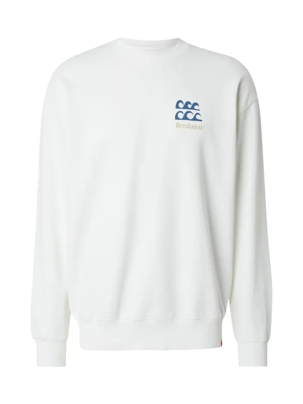 Revolution Revolution Sweater majica  bež / tamno plava / crvena / bijela