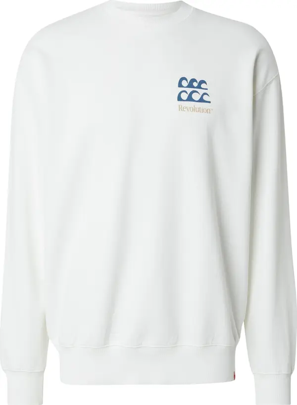 Revolution Revolution Sweater majica  bež / tamno plava / crvena / bijela