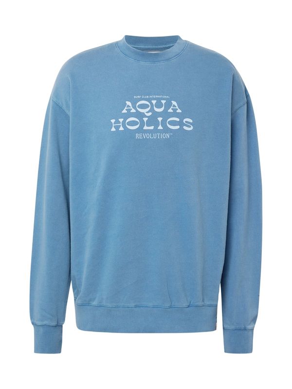 Revolution Revolution Sweater majica  kraljevsko plava / pastelno plava