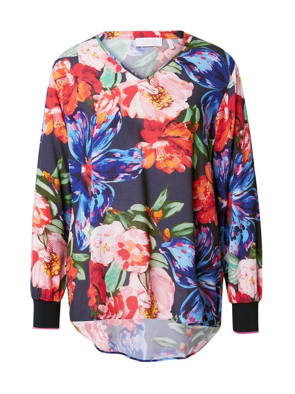 Rich & Royal Rich & Royal Bluza  mornarsko plava / narančasta / roza / crvena
