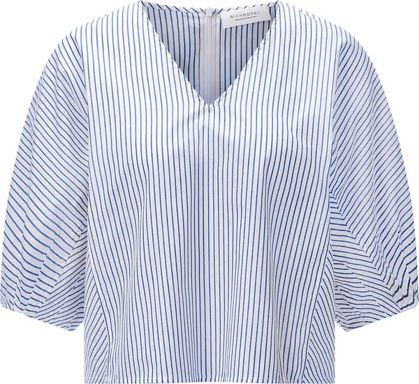 Rich & Royal Rich & Royal Bluza  plava / smeđa
