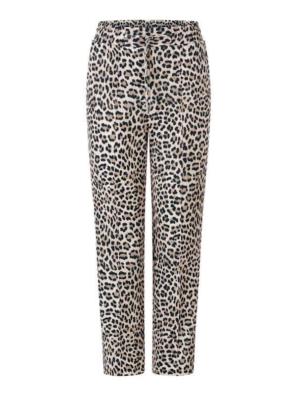 Rich & Royal Rich & Royal Hlače  bež / svijetlosmeđa / crna