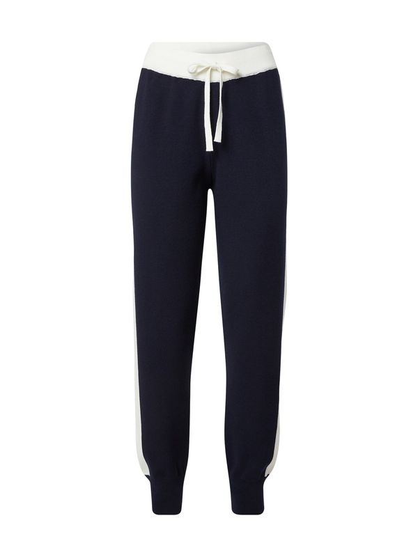 Rich & Royal Rich & Royal Hlače  mornarsko plava / bijela