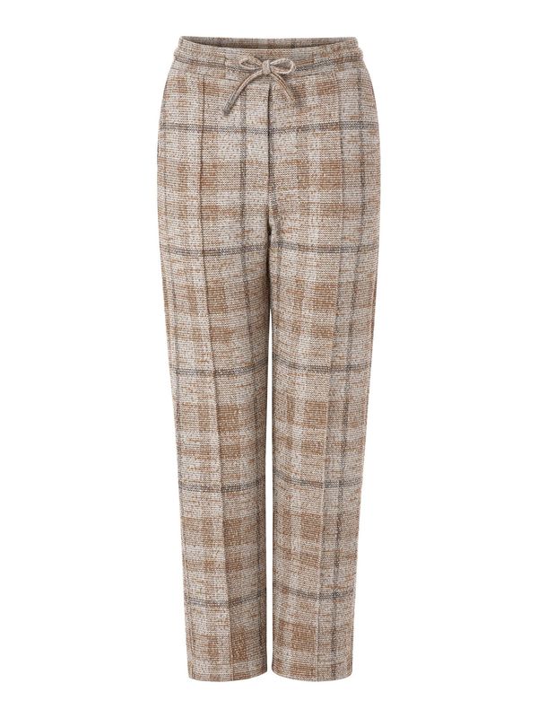 Rich & Royal Rich & Royal Hlače s naborima  boja pijeska / smeđa / crna