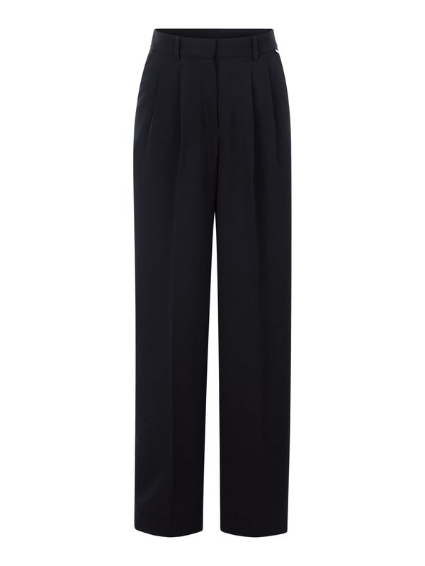 Rich & Royal Rich & Royal Hlače s naborima  crna