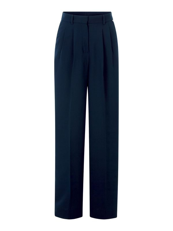 Rich & Royal Rich & Royal Hlače s naborima  tamno plava