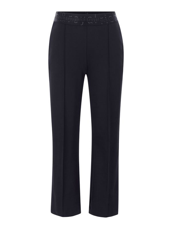 Rich & Royal Rich & Royal Hlače  siva / crna