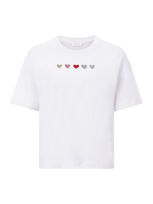 Rich & Royal Rich & Royal Majica  plava / zlatna / tamno crvena / bijela