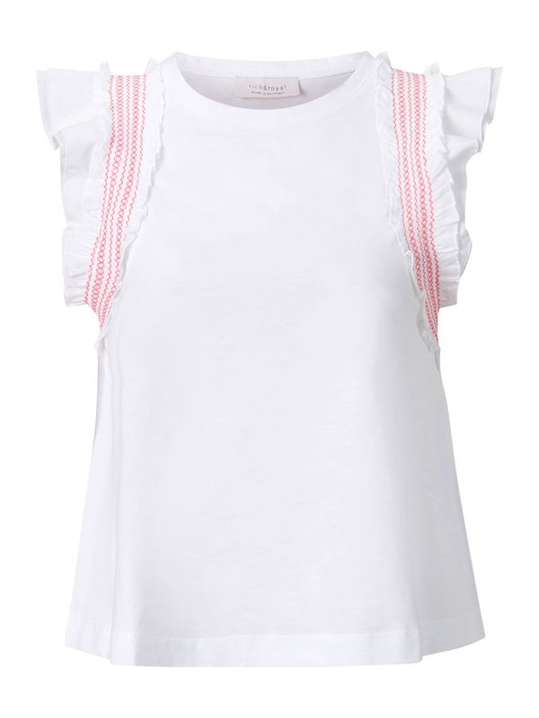 Rich & Royal Rich & Royal Majica  roza / bijela