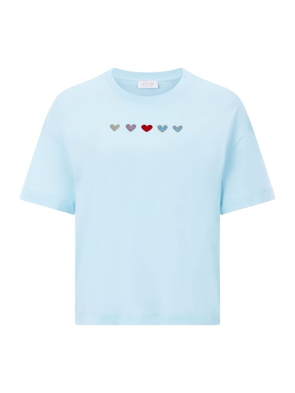 Rich & Royal Rich & Royal Majica  svijetloplava / zlatna / ljubičasta / tamno crvena