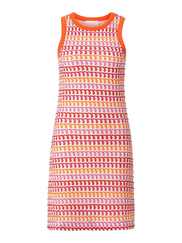 Rich & Royal Rich & Royal Pletena haljina  ljubičasta / narančasta / crvena / vuneno bijela