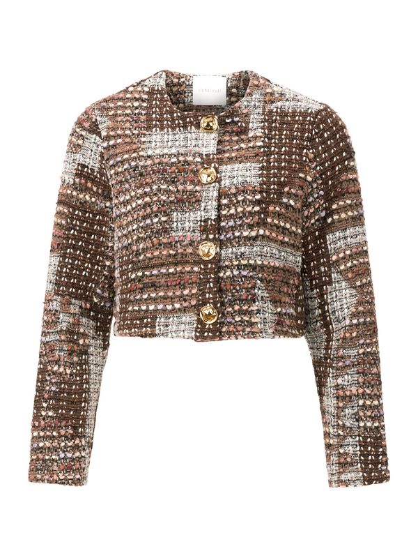 Rich & Royal Rich & Royal Prijelazna jakna  smeđa / svijetlosmeđa / roza / bijela