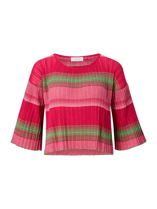 Rich & Royal Rich & Royal Pulover  zelena / roza / malina