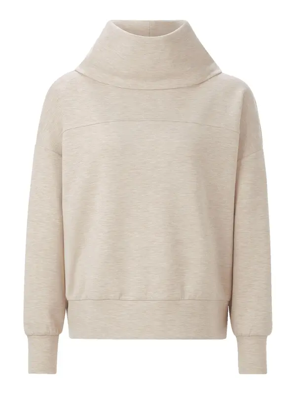 Rich & Royal Rich & Royal Sweater majica  bež / bež melange / smeđa