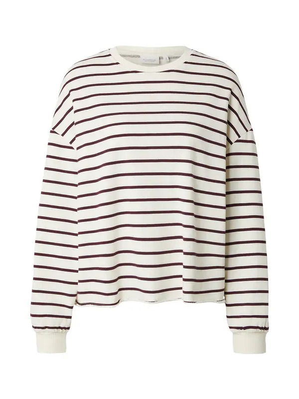 Rich & Royal Rich & Royal Sweater majica  ecru/prljavo bijela / burgund