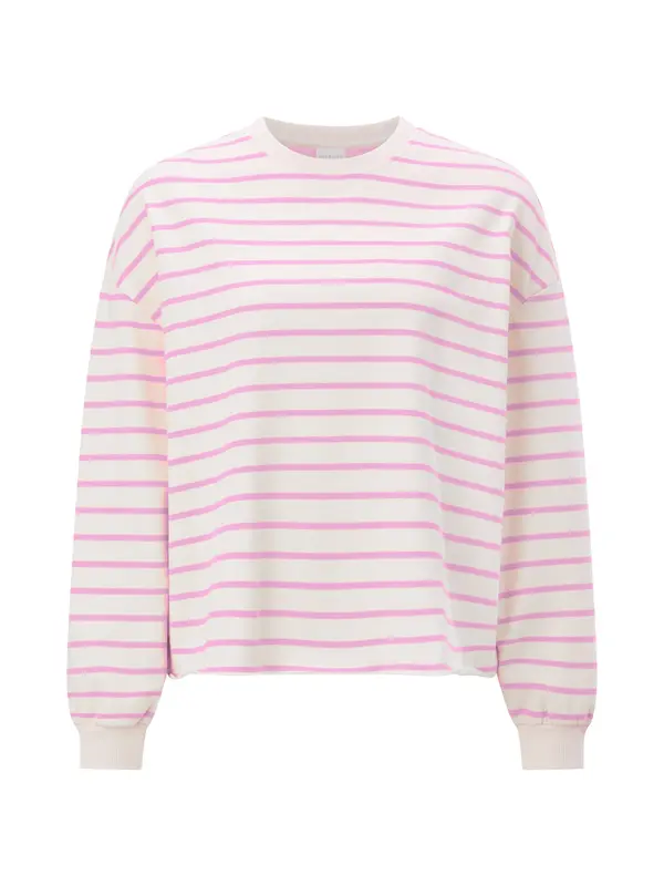 Rich & Royal Rich & Royal Sweater majica  roza / bijela