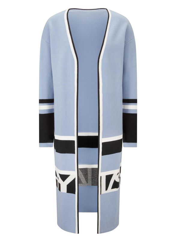 Rick Cardona by heine Rick Cardona by heine Duži kardigan  sivkasto plava / crna / bijela