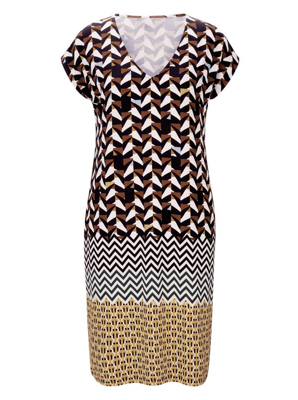 Rick Cardona by heine Rick Cardona by heine Haljina  boja pijeska / tamno smeđa / narančasta / crna