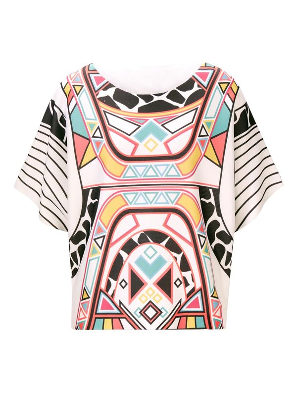 Rick Cardona by heine Rick Cardona by heine Pulover  ecru/prljavo bijela / cijan plava / narančasto žuta / prljavo roza / crna