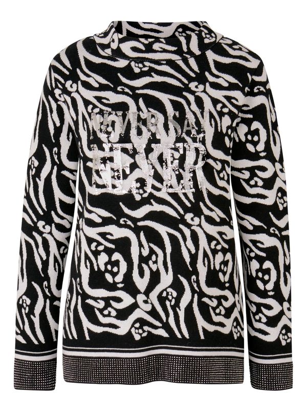 Rick Cardona by heine Rick Cardona by heine Pulover  ecru/prljavo bijela / crna / srebro