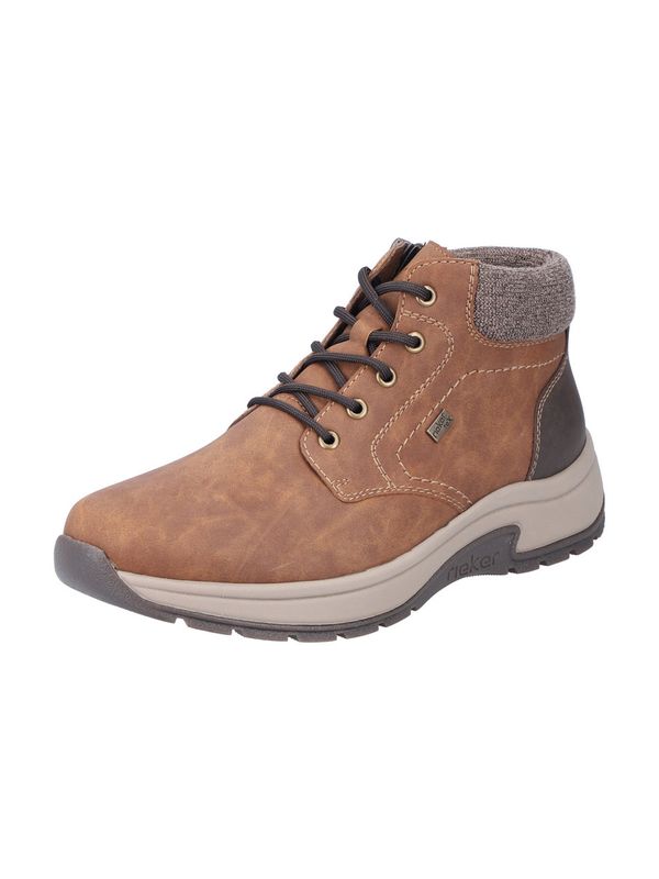 Rieker Rieker Čizme na vezanje  čokolada / moka smeđa / smeđa melange